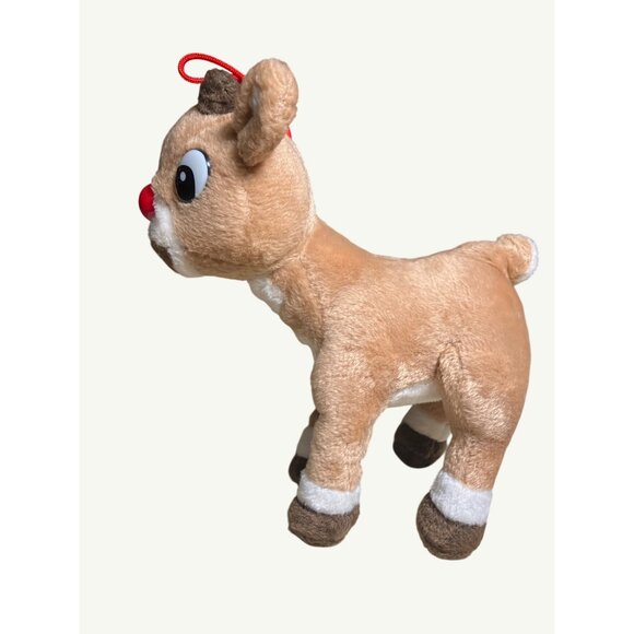 Rudolph The Red-Nosed Reindeer Plush Toy Ornament - Picture 7 of 10